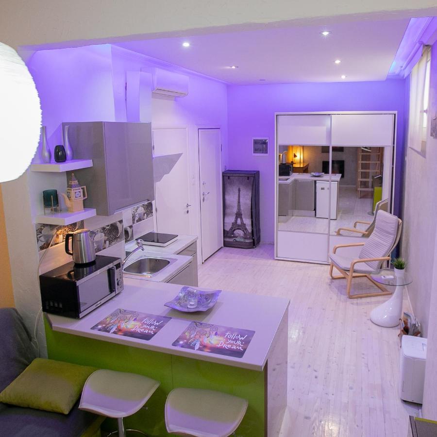 Orange And Blue Studio Downtown 5 Min From White Tower Apartment Tesalonika Bagian luar foto