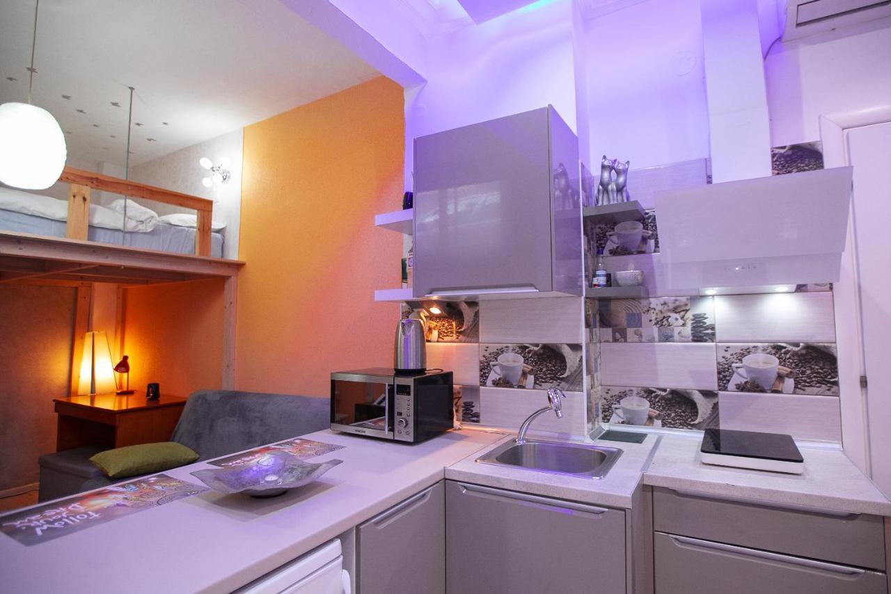 Orange And Blue Studio Downtown 5 Min From White Tower Apartment Tesalonika Bagian luar foto