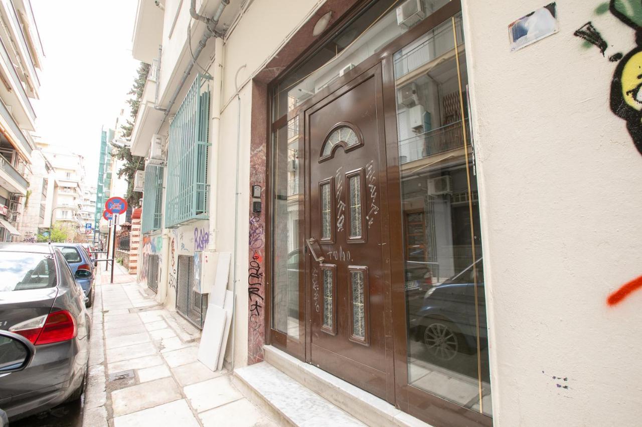 Orange And Blue Studio Downtown 5 Min From White Tower Apartment Tesalonika Bagian luar foto