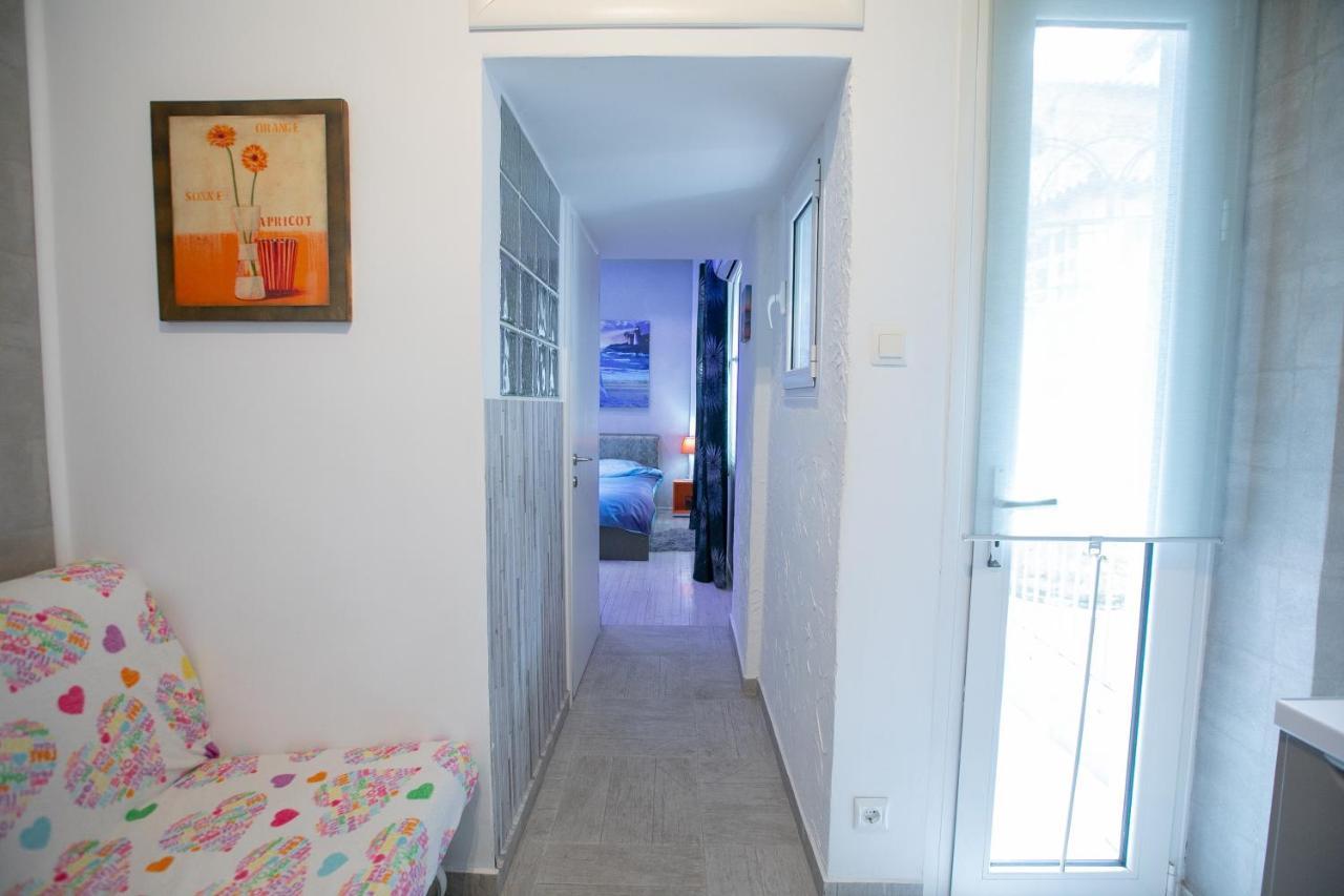 Orange And Blue Studio Downtown 5 Min From White Tower Apartment Tesalonika Bagian luar foto