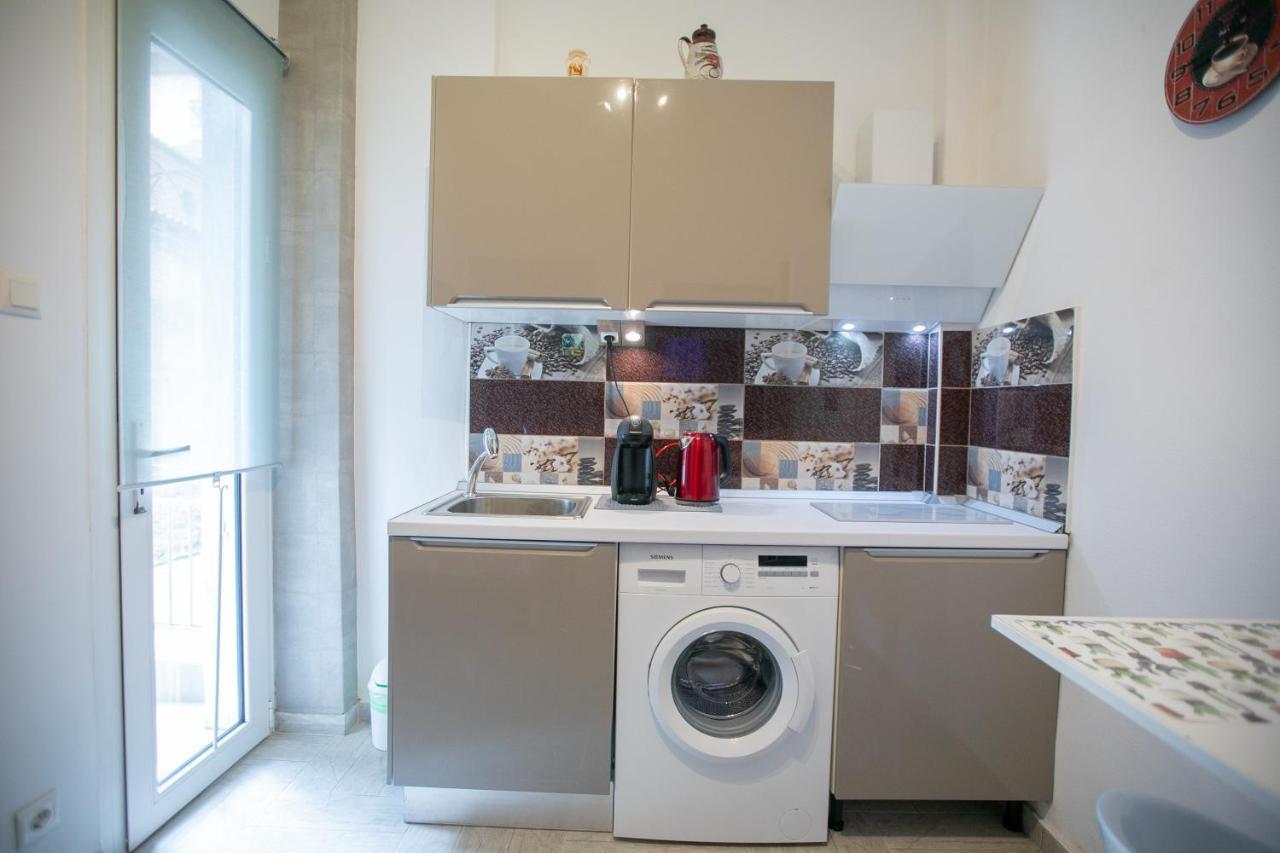 Orange And Blue Studio Downtown 5 Min From White Tower Apartment Tesalonika Bagian luar foto